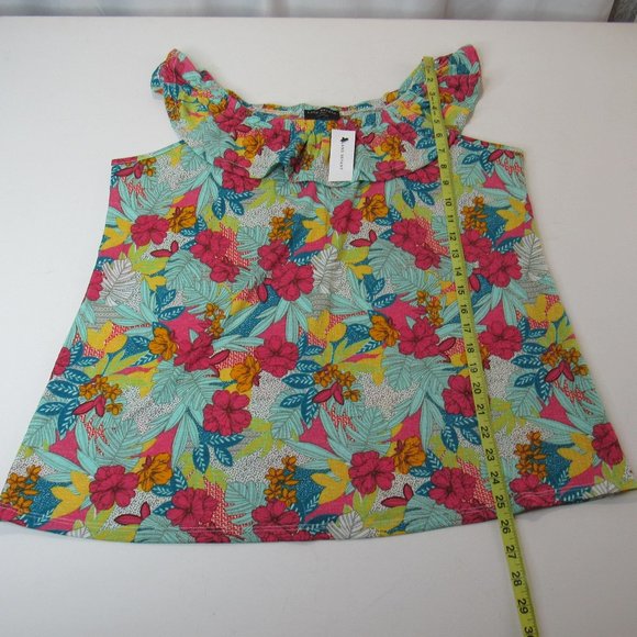 Lane Bryant Women's Classic Off-The-Shoulder Ruffle Tank Blouse Top Size 18/20 - Picture 8 of 10